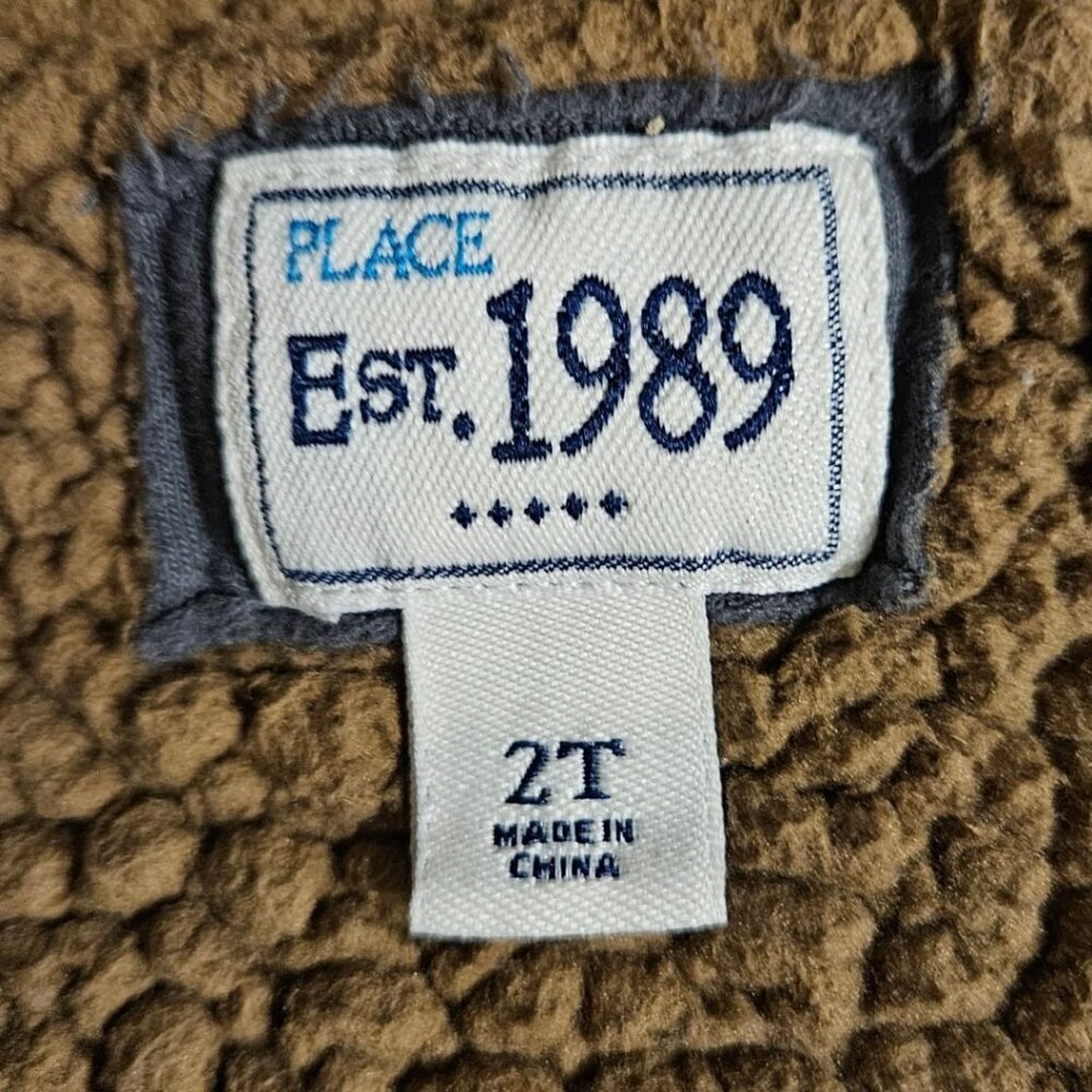 The Children's Place Sherpa Lined Chunky Hoodie Boys 2T Heavyweight - Picture 5 of 5
